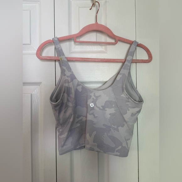 Lululemon Gray Camouflage Align Tank Top - Picture 2 of 3
